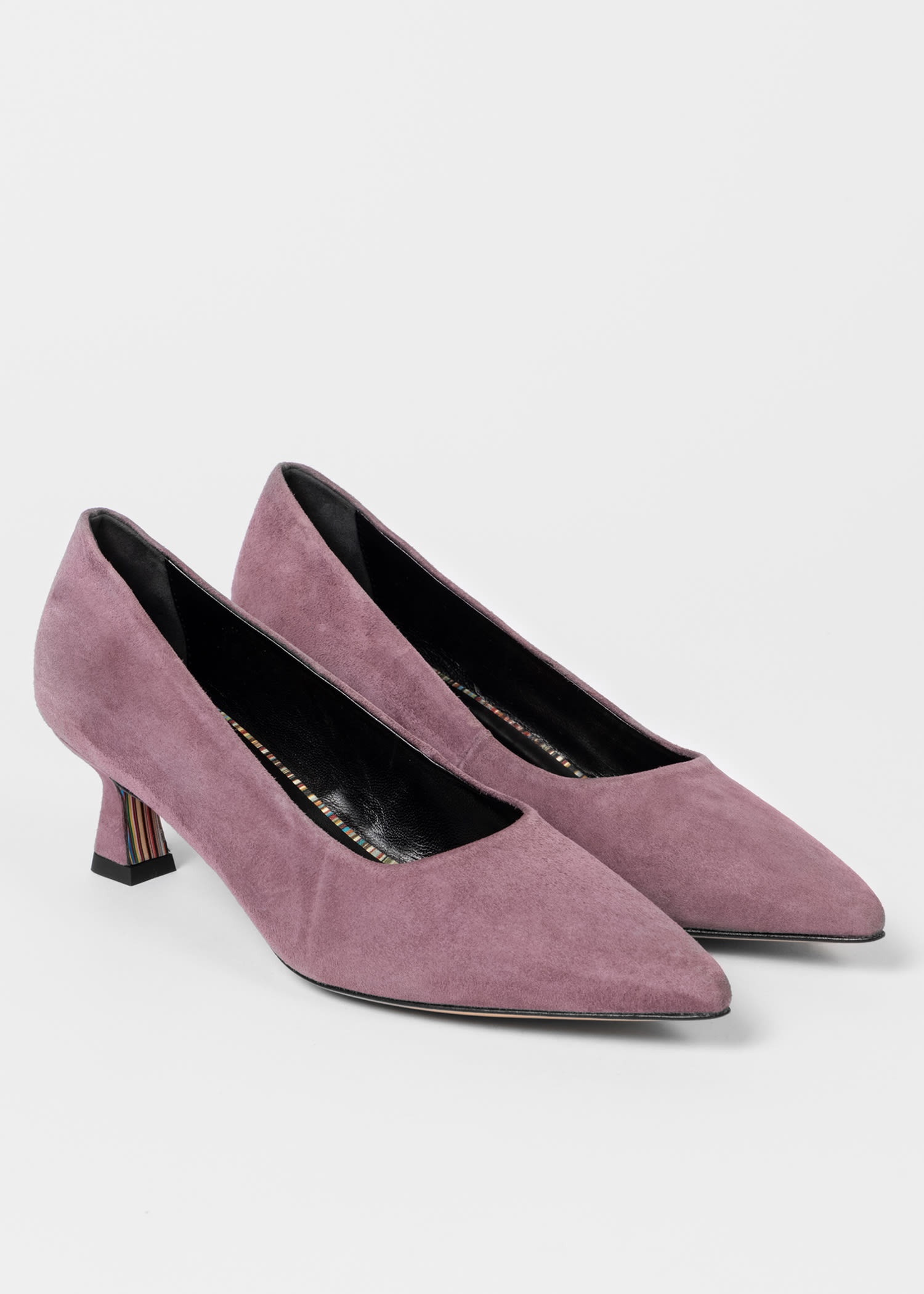 Suede 'Sonora' Heel Court Shoes - 3