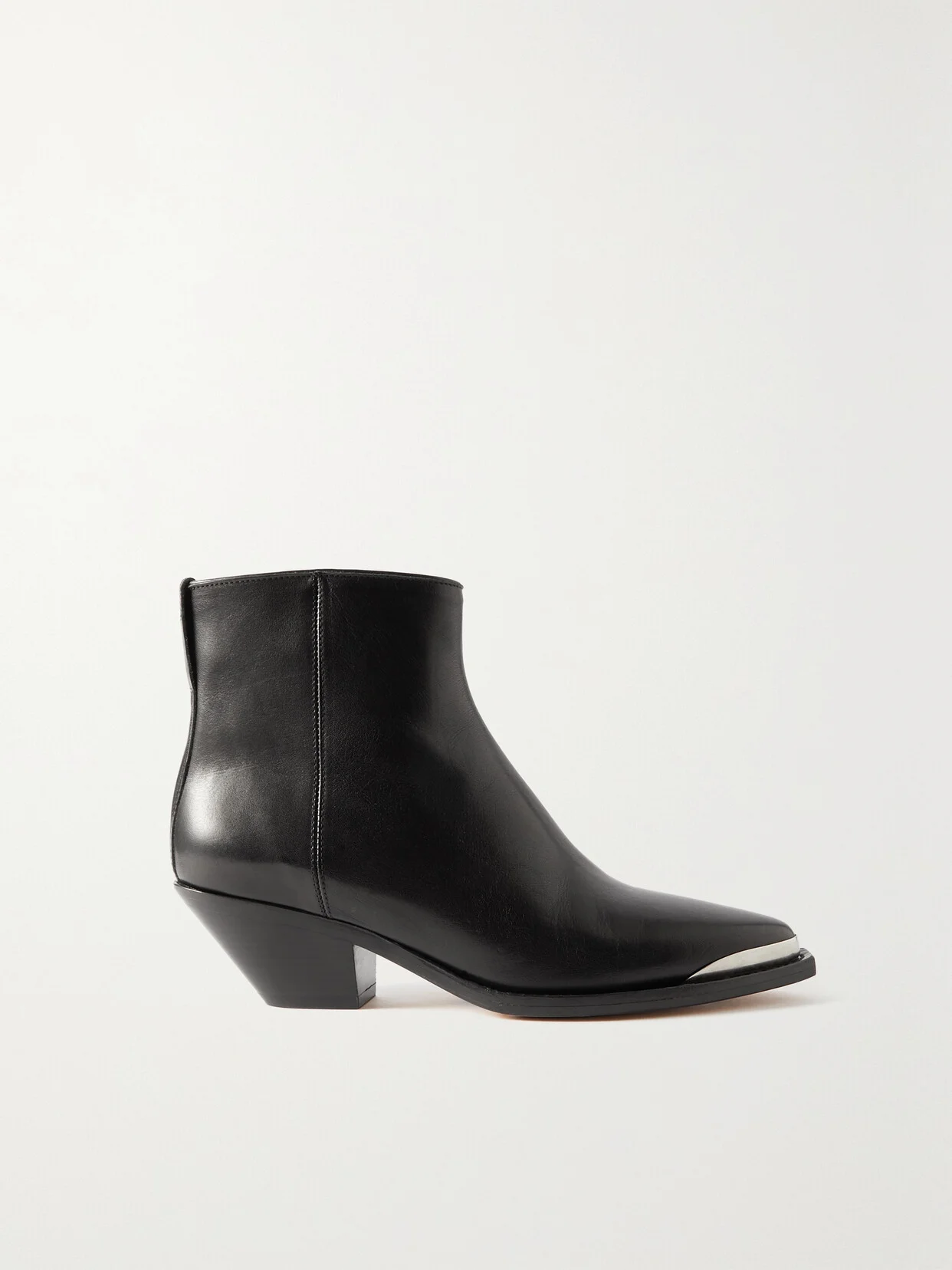 Adnae Embellished Leather Ankle Boots - 1