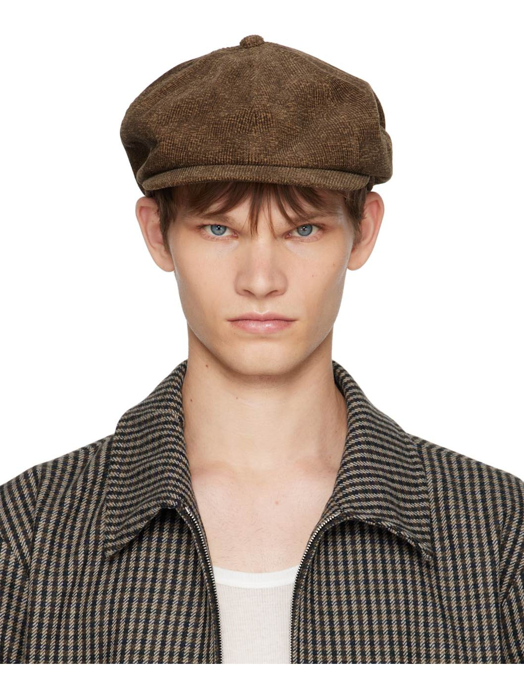 Brown Lot. 006 Newsboy Cap - 1