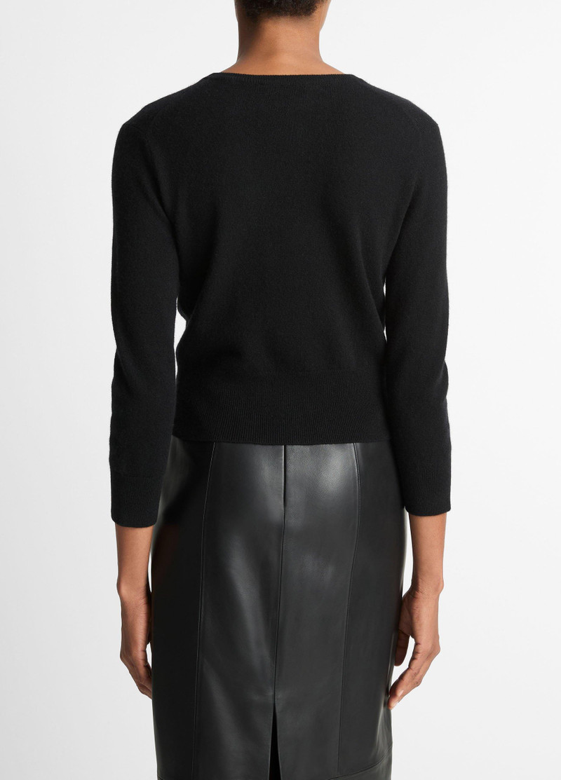 Vince Metal-Button Wool & Cashmere-Blend Cardigan outlook