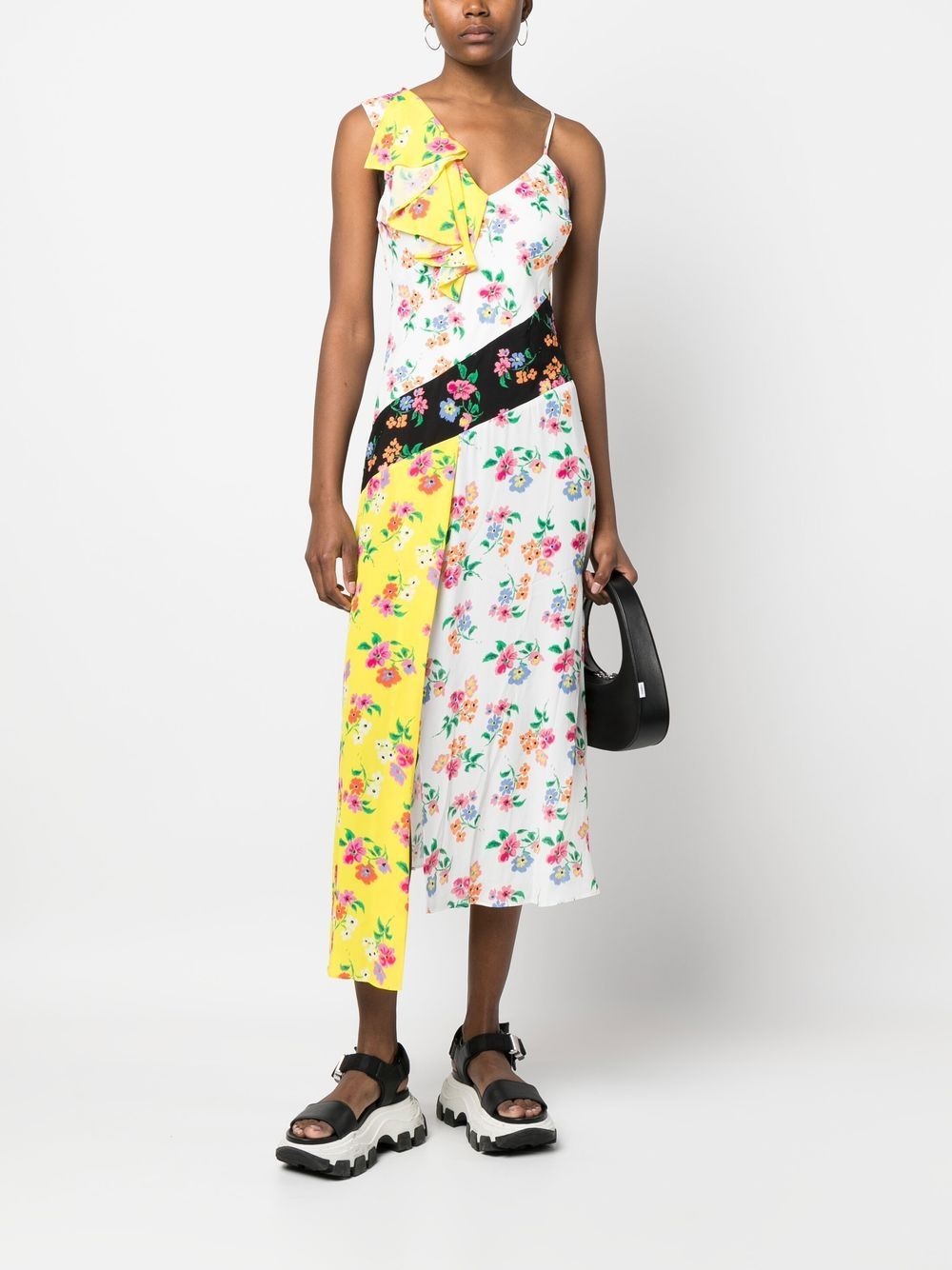 floral print midi dress - 2