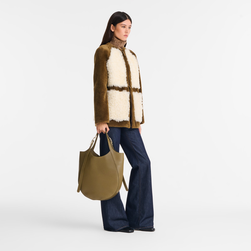 Longchamp Le Foulonné XL Tote bag Caper - Leather outlook