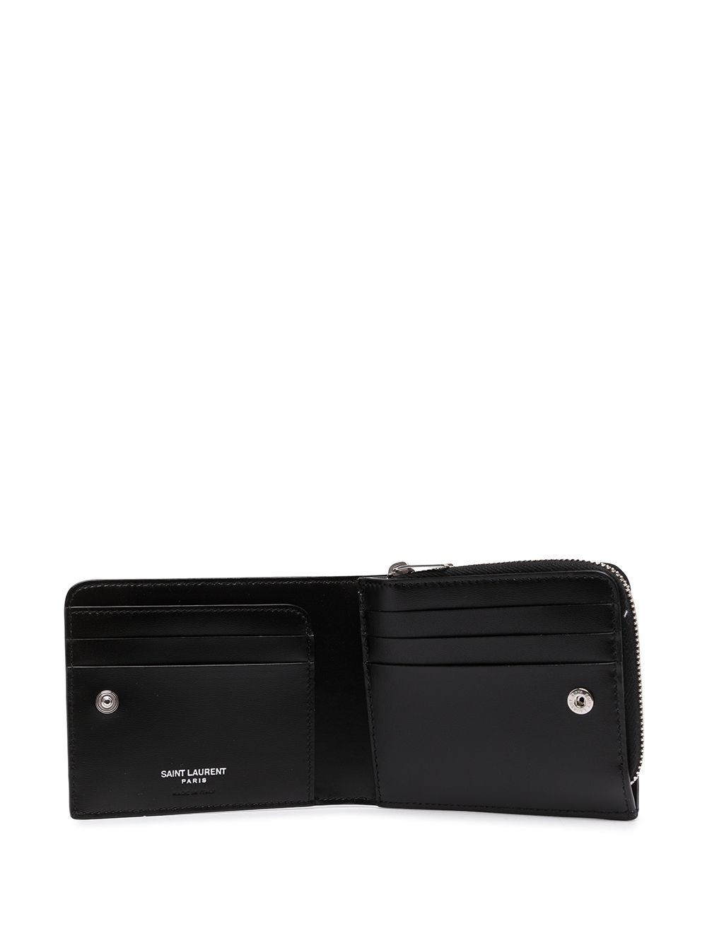 YSL plaque zip-around wallet - 3