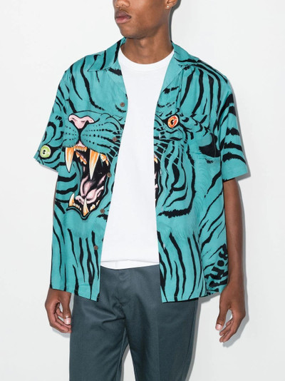 WACKO MARIA graphic-print short-sleeve shirt outlook