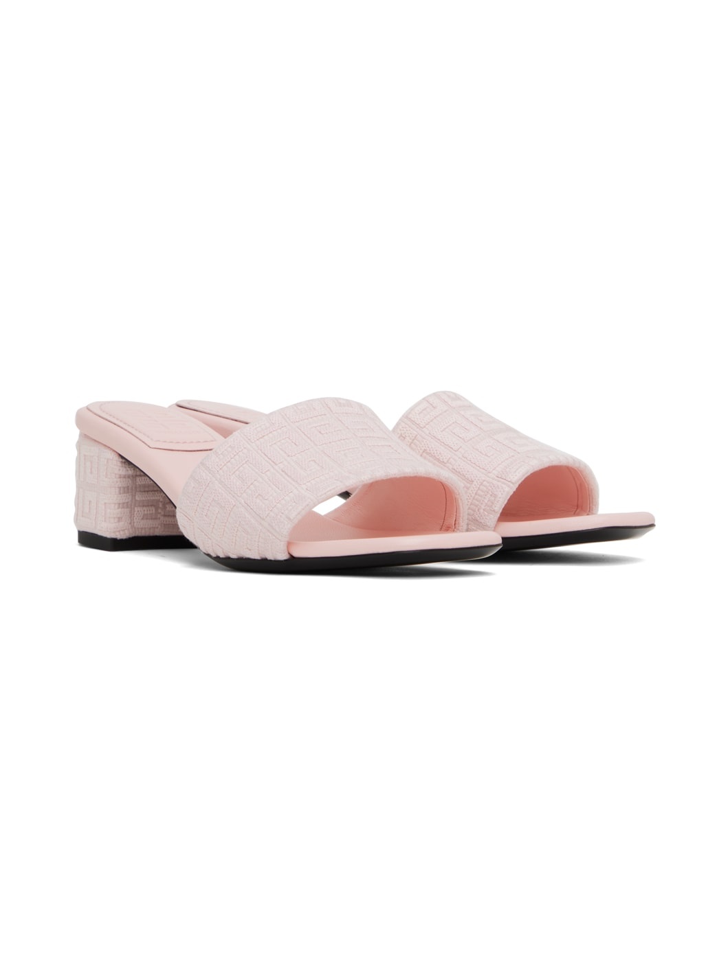Pink 4G Mule Sandals - 4