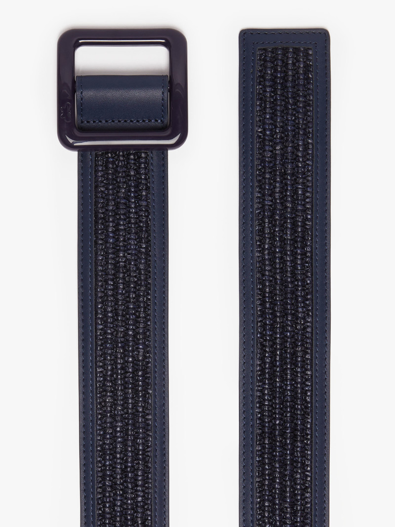 WEEKEND Max Mara BOCCA Nylon and cotton raffia belt outlook