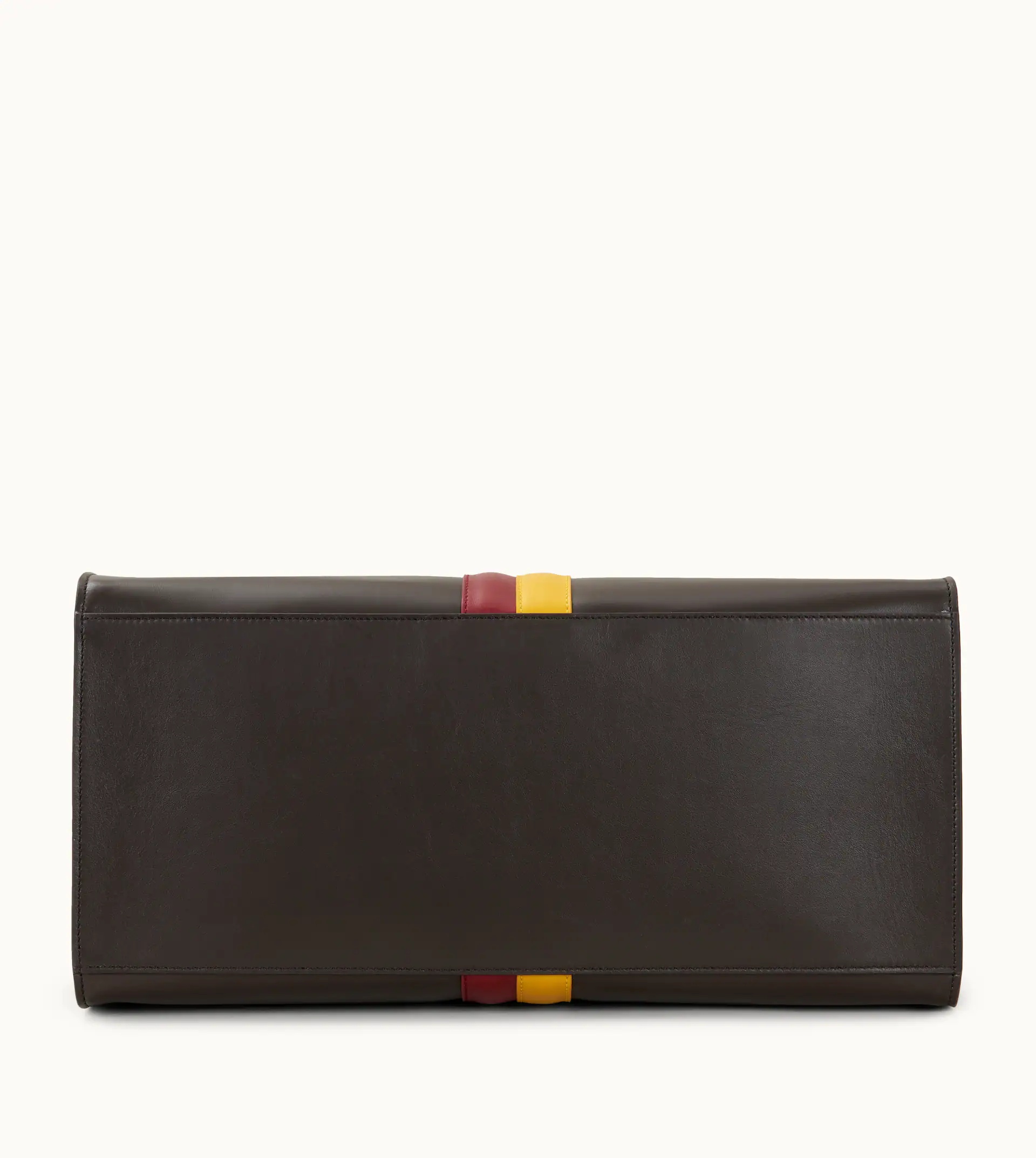 SHOPPING BAG MEDIUM - BROWN, RED, YELLOW - 4