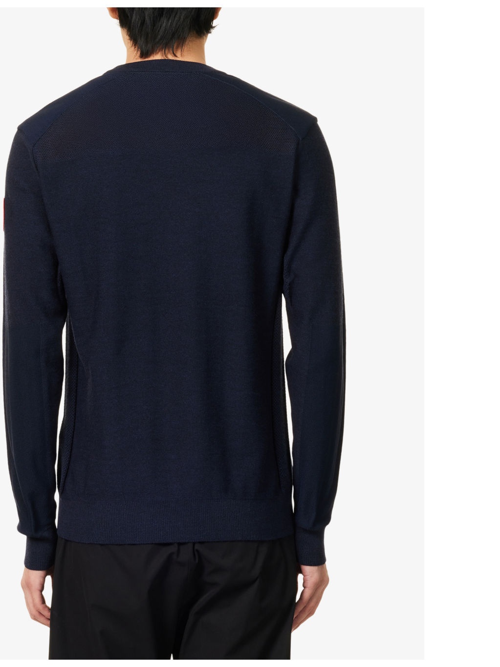 Dartmouth brand-patch wool-knit jumper - 4