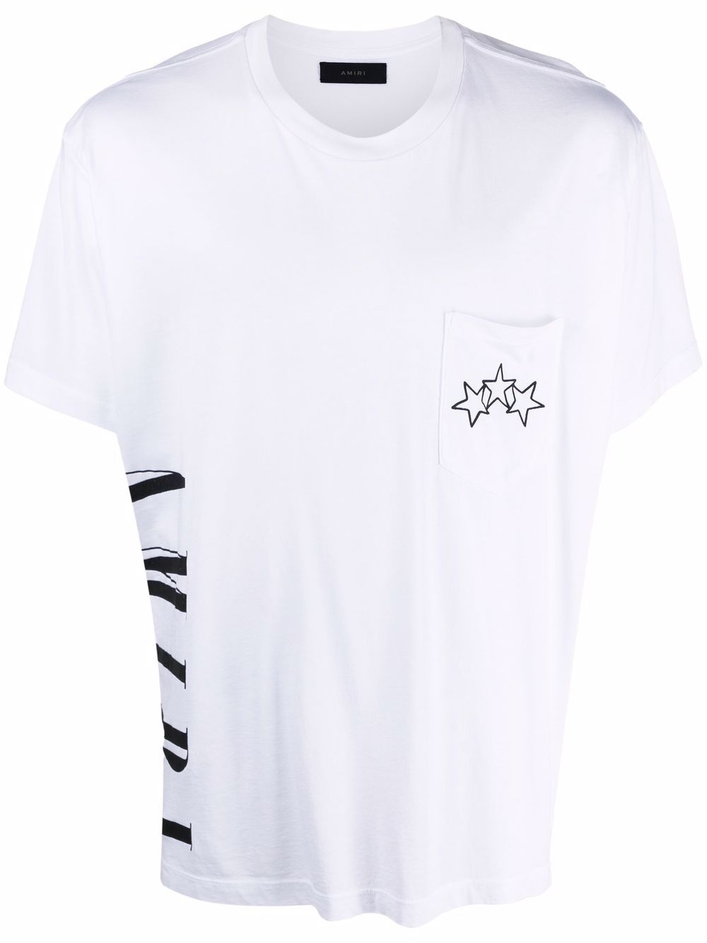 logo star-print short-sleeve T-shirt - 1