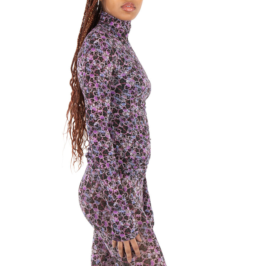 Isabel Marant Ladies Purple Joyela Roll Neck Top - 3
