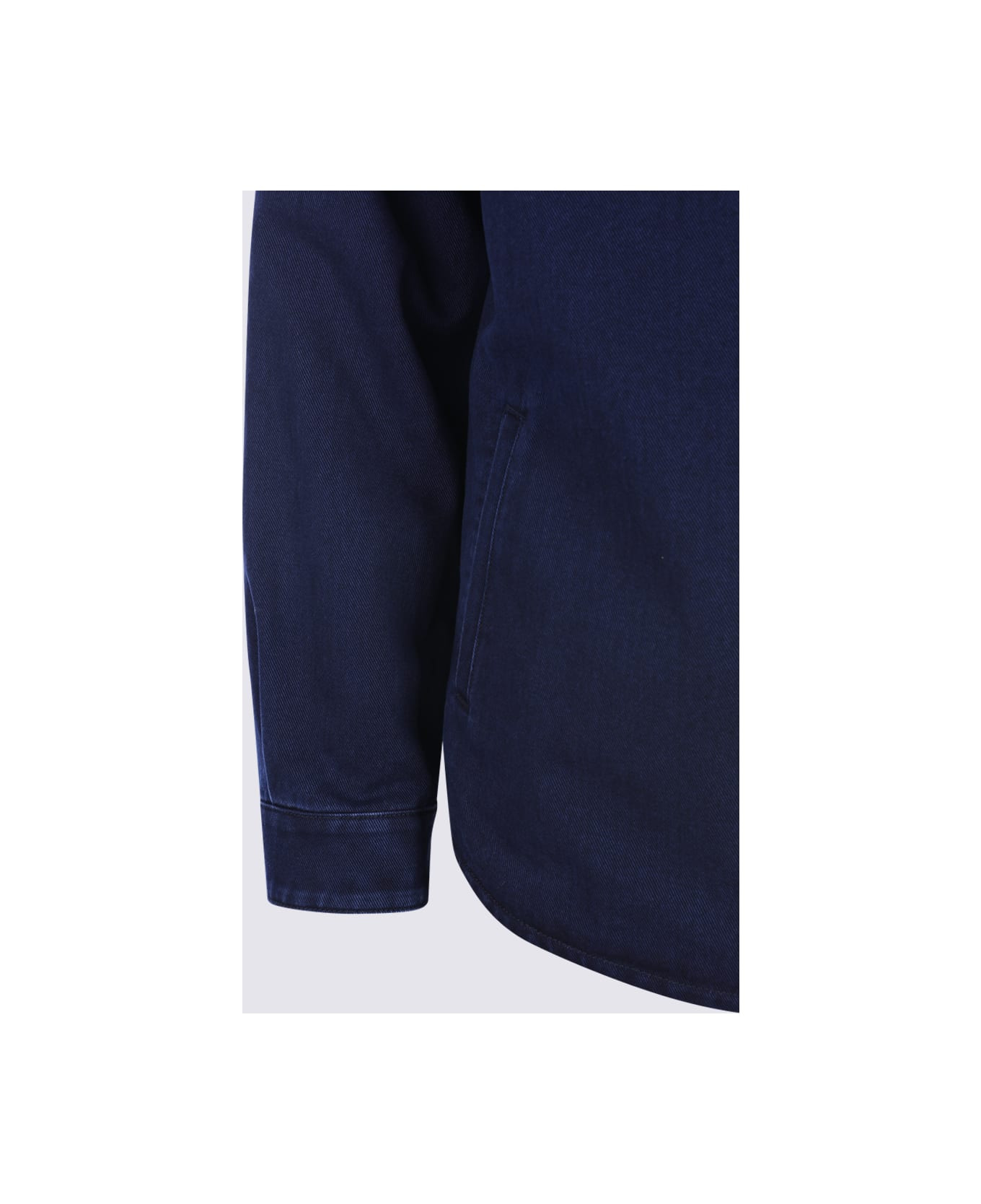Navy Cotton Casual Jacket - 4