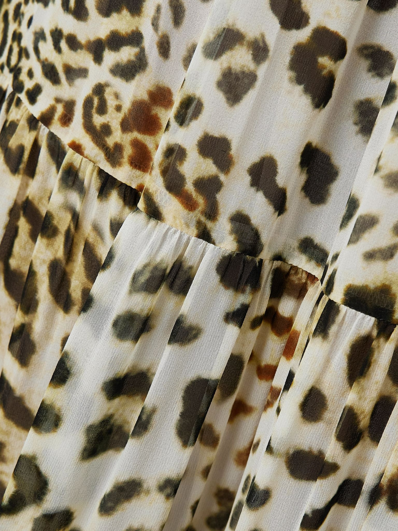 Piana leopard-print silk-chiffon halterneck maxi dress Multi - 4