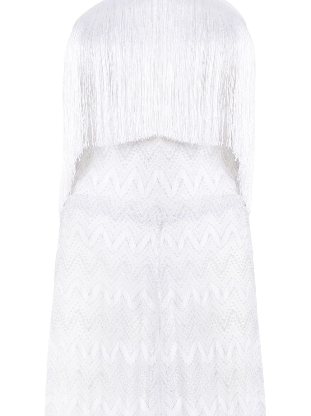 zigzag lamé jumpsuit - 2