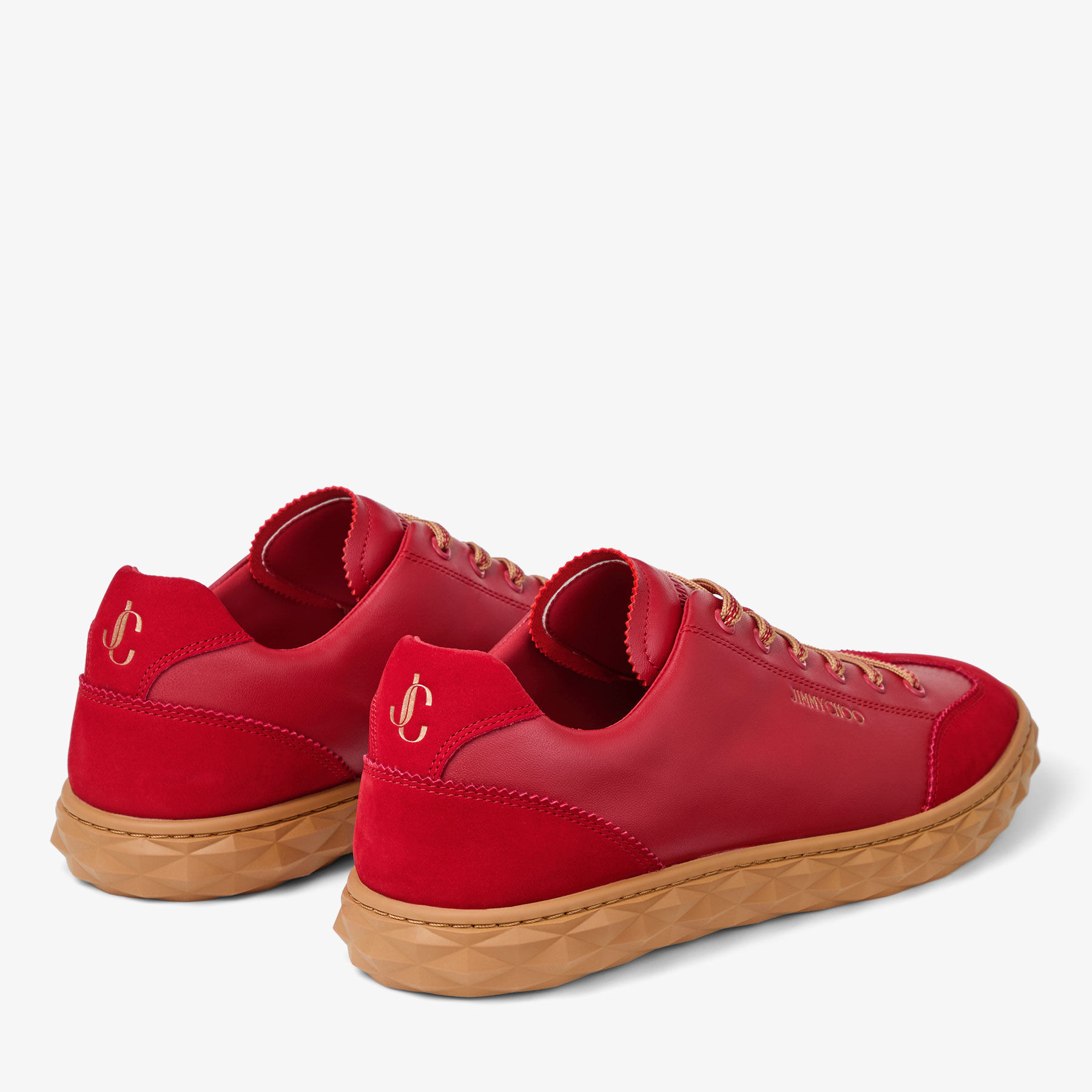 Diamond Light Flex/M
Ruby Red Leather Trainers - 4