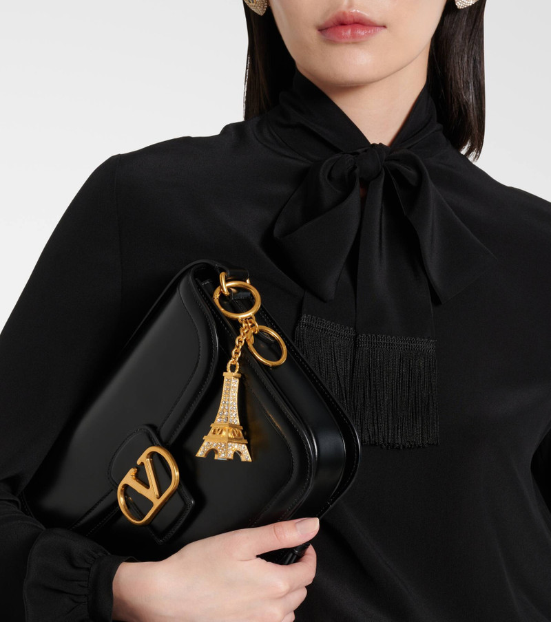 Valentino VLogo Signature Eiffel Tower keyring outlook