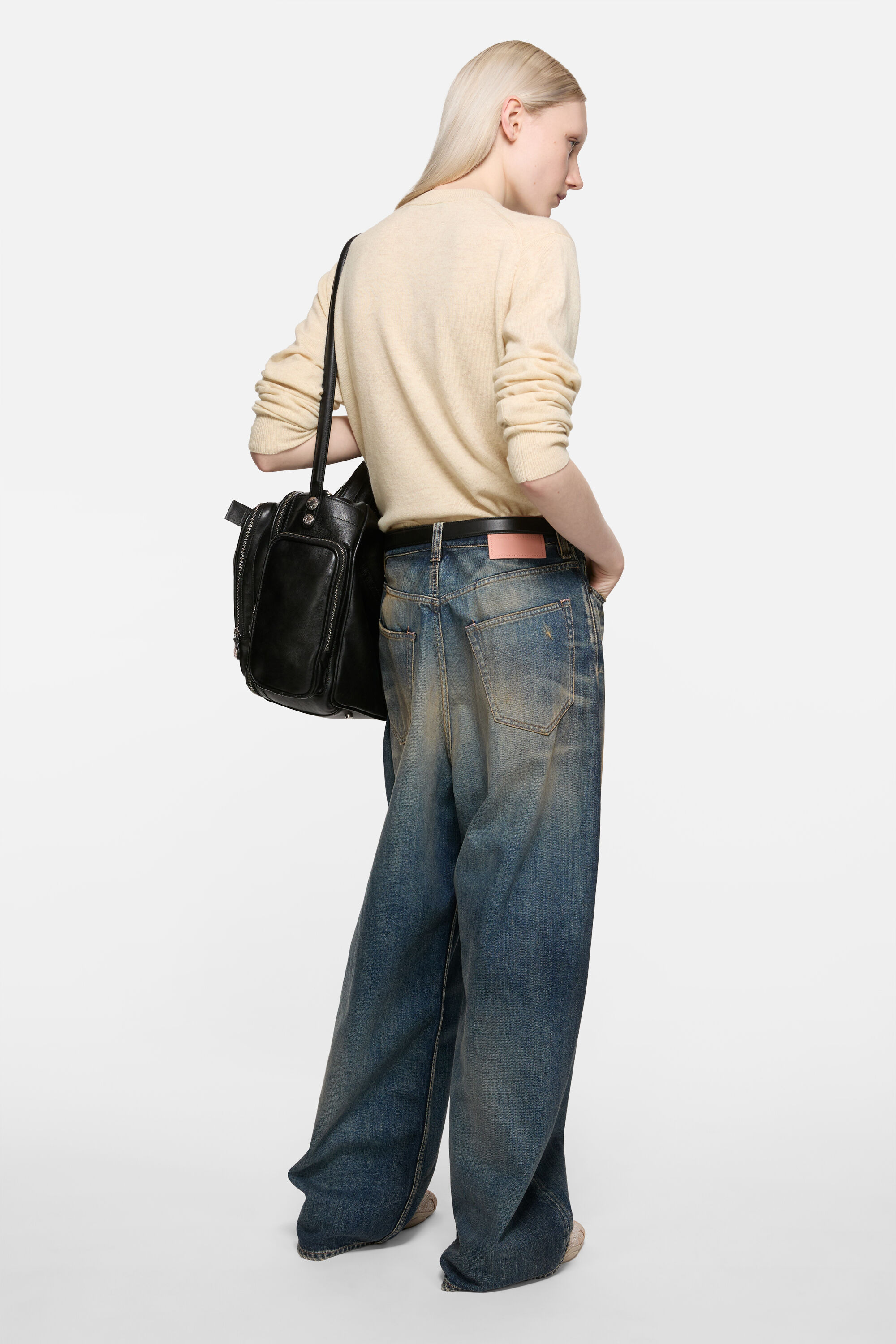 Crewneck jumper - Yak wool - Oatmeal melange - 3