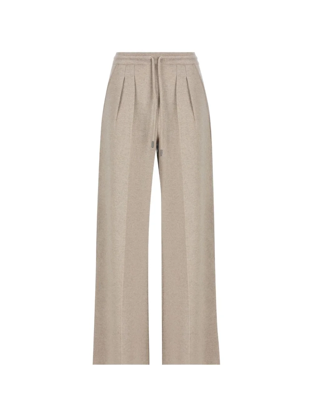 pleated drawstring trousers - 1
