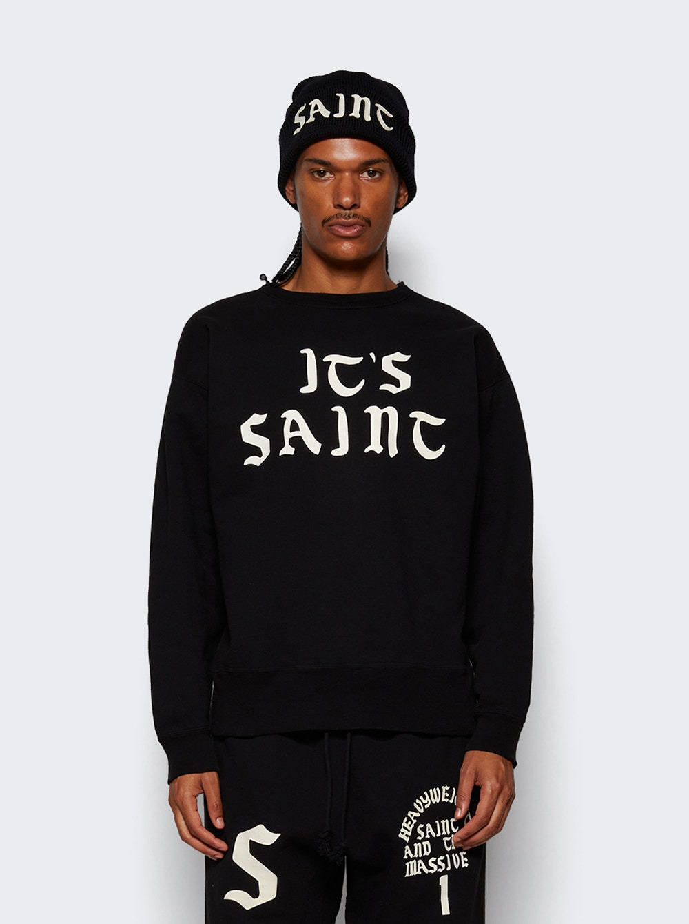 It's Saint Sweatshirt Black - 3