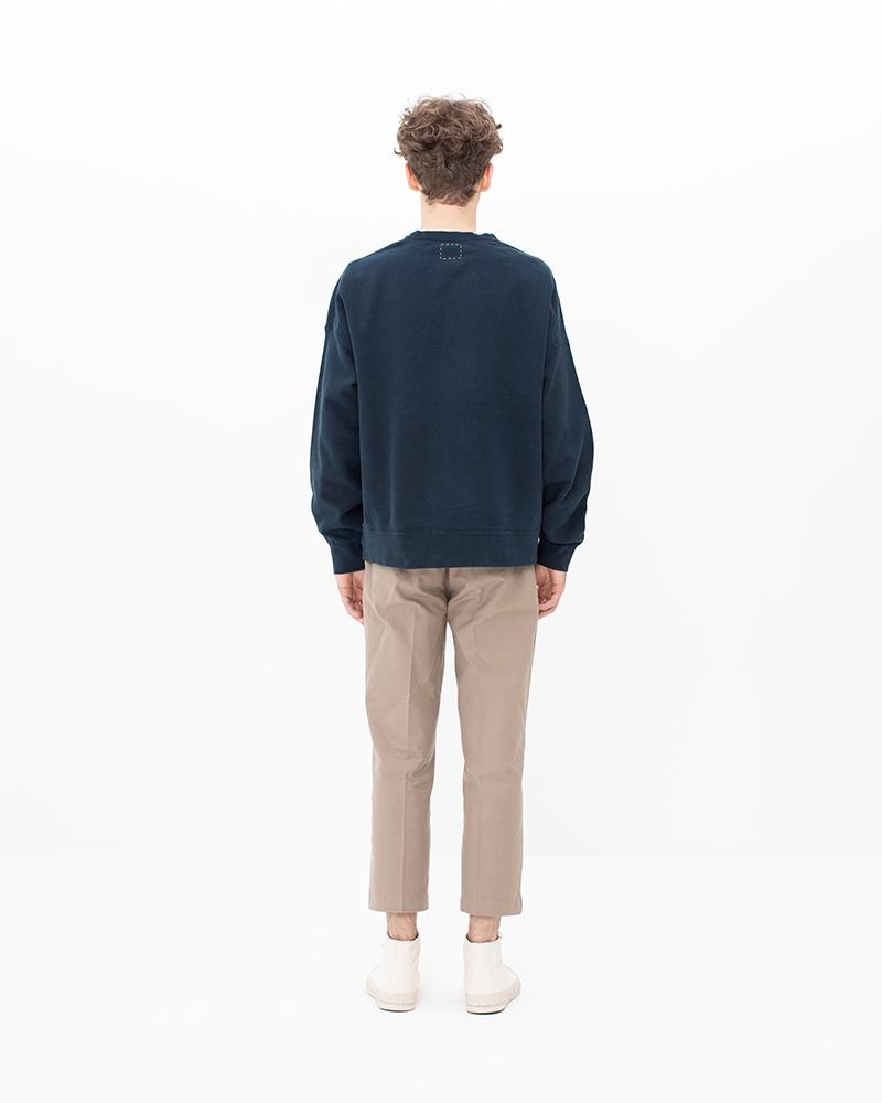 AMPLUS SB SWEAT L/S (N.D.) DK.INDIGO - 4