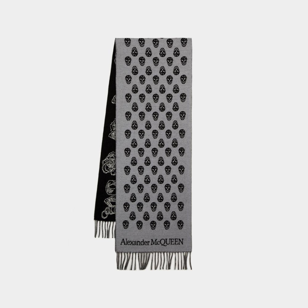 Alexander McQueen ALEXANDER MCQUEEN RIBBON REVERSE SCARF - 1