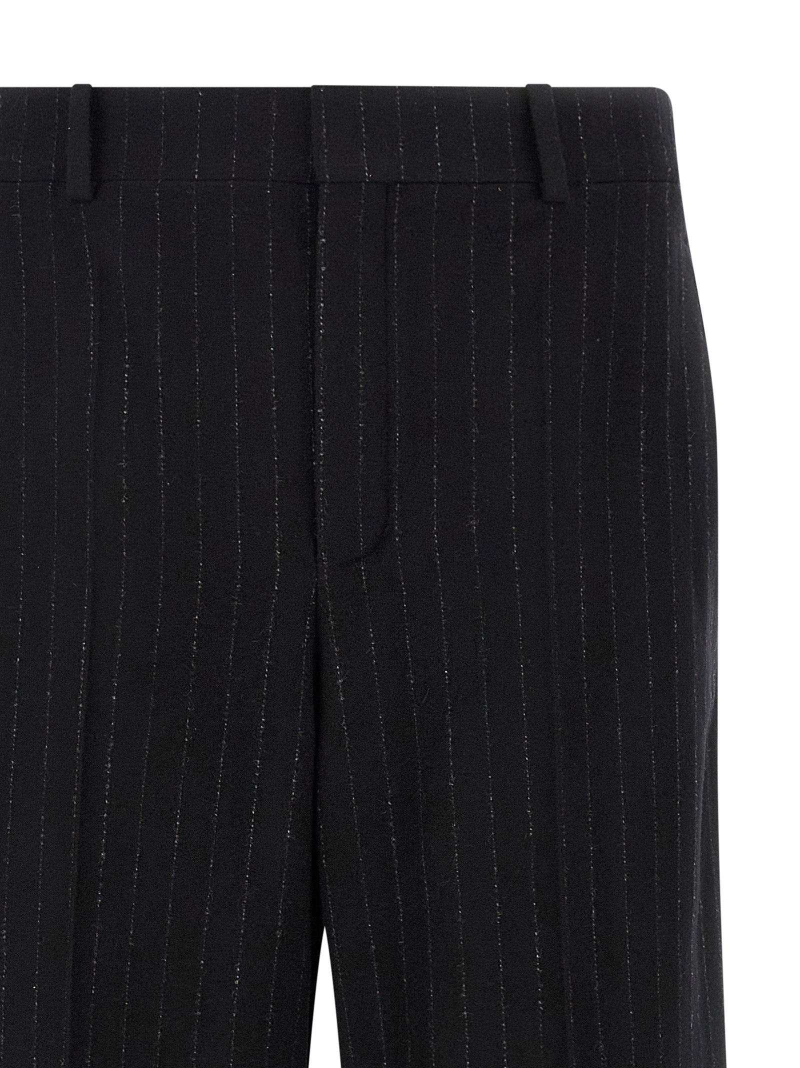 Pinstripe Pants Black - 3