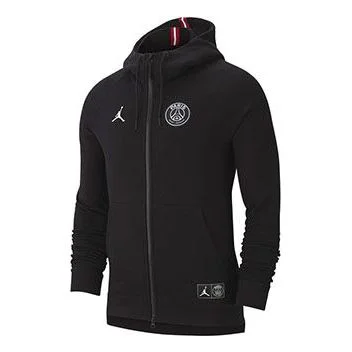 Air Jordan X PSD Crossover Paris Saint-Germain Zipper Back paris logo Black Asia Edition BQ4196-010 - 1