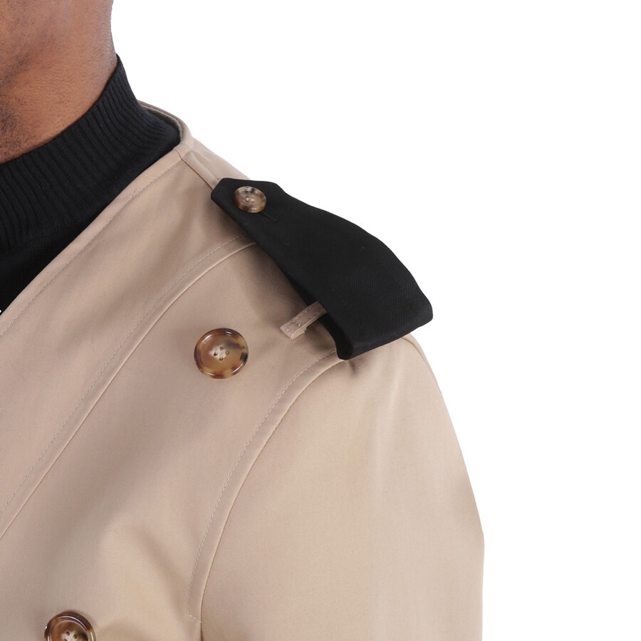 Burberry Men's Black Epaulette Shoulder Detail - 2