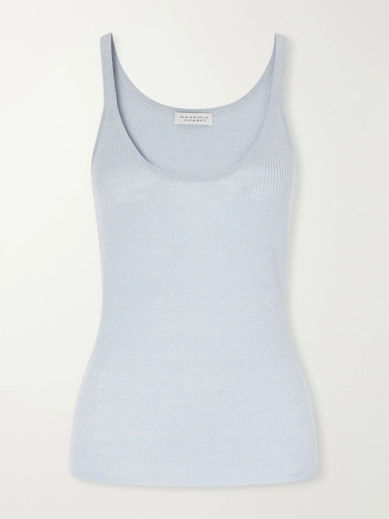 Cinxia Ribbed Cashmere, Silk And Hemp-blend Tank - 1
