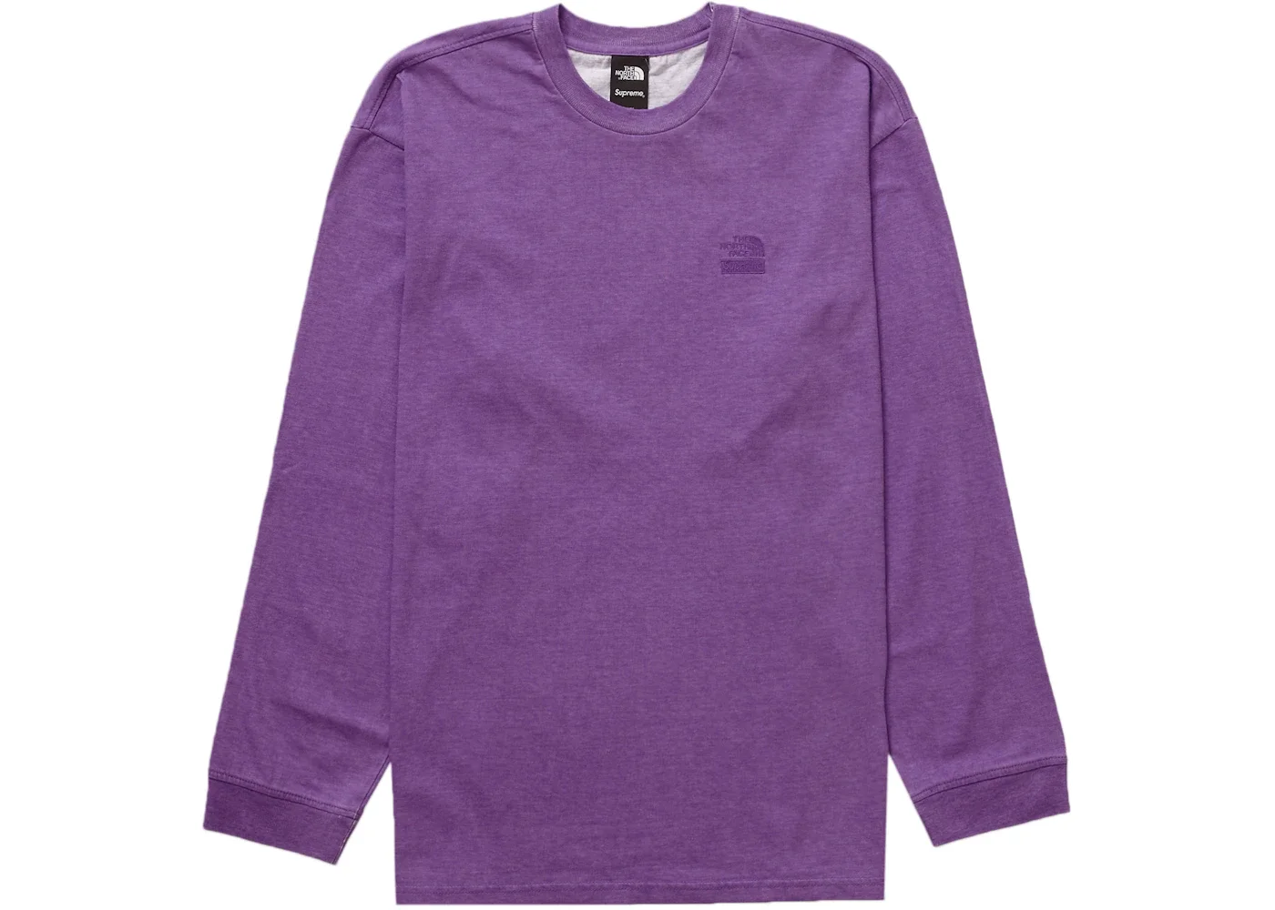 Supreme Supreme The North Face Pigment Printed L/S Top Purple 