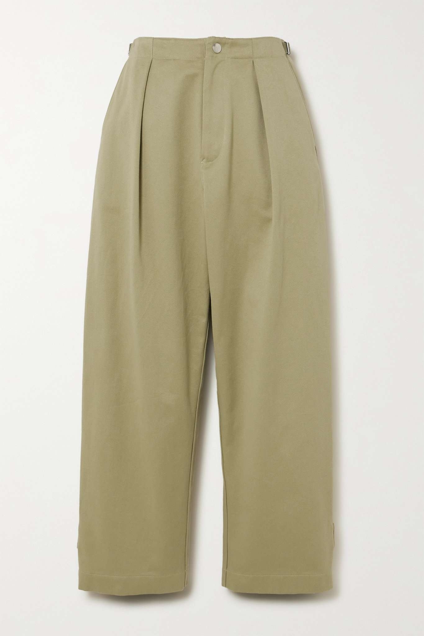 Cotton tapered pants - 1