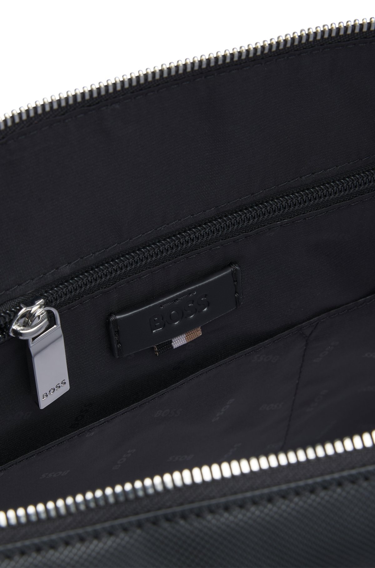 TEXTURED DOCUMENT CASE WITH HARDWARE TRIMS - 6