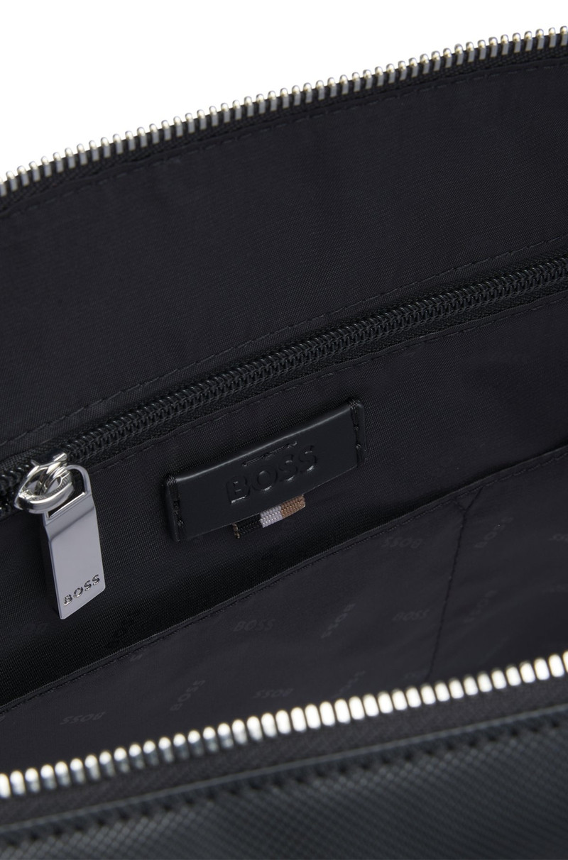 TEXTURED DOCUMENT CASE WITH HARDWARE TRIMS 6