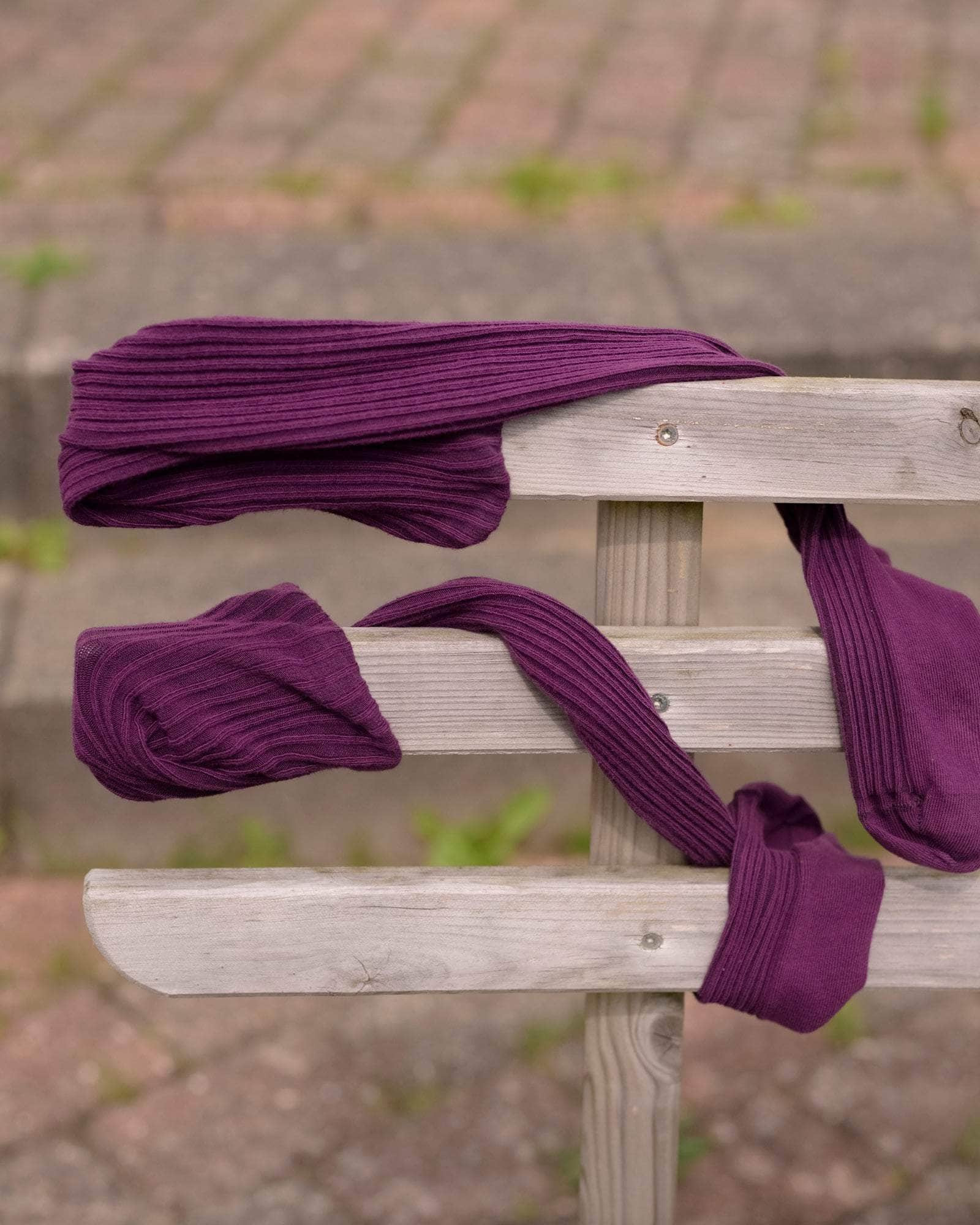 Overknee Socks - Fine Organic Cotton Rib - 5