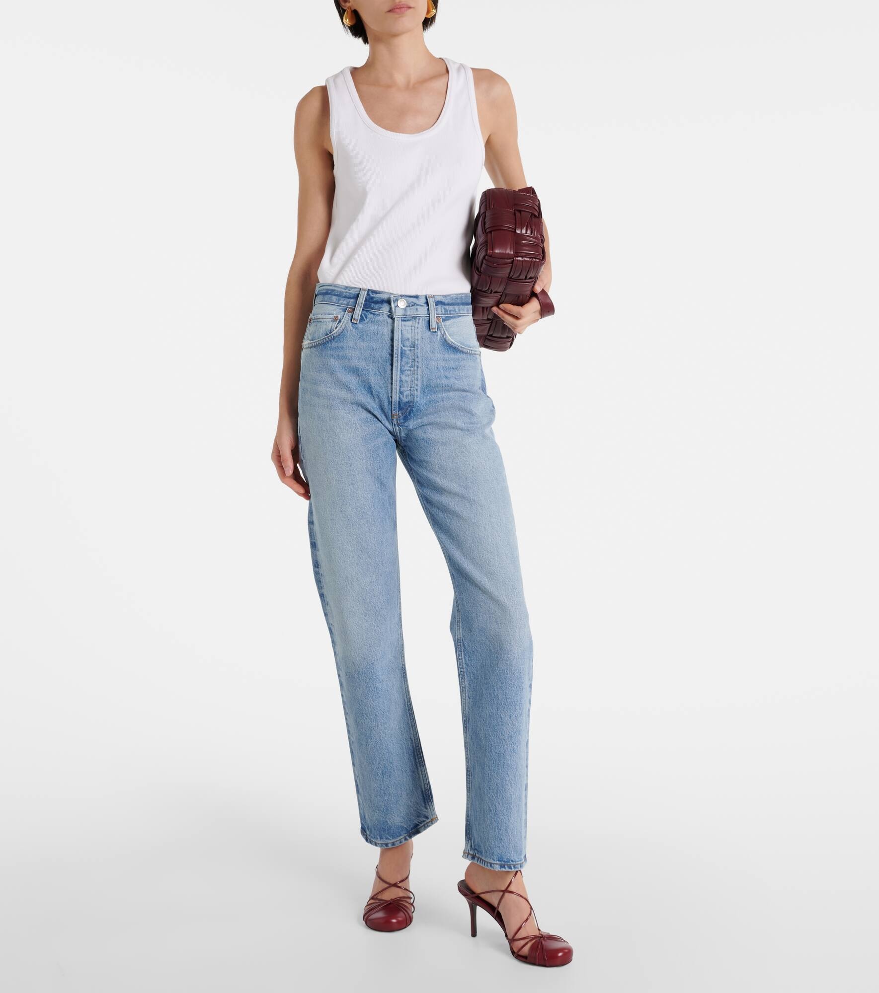 AGOLDE 90's Pinch Waist high-rise straight jeans | REVERSIBLE