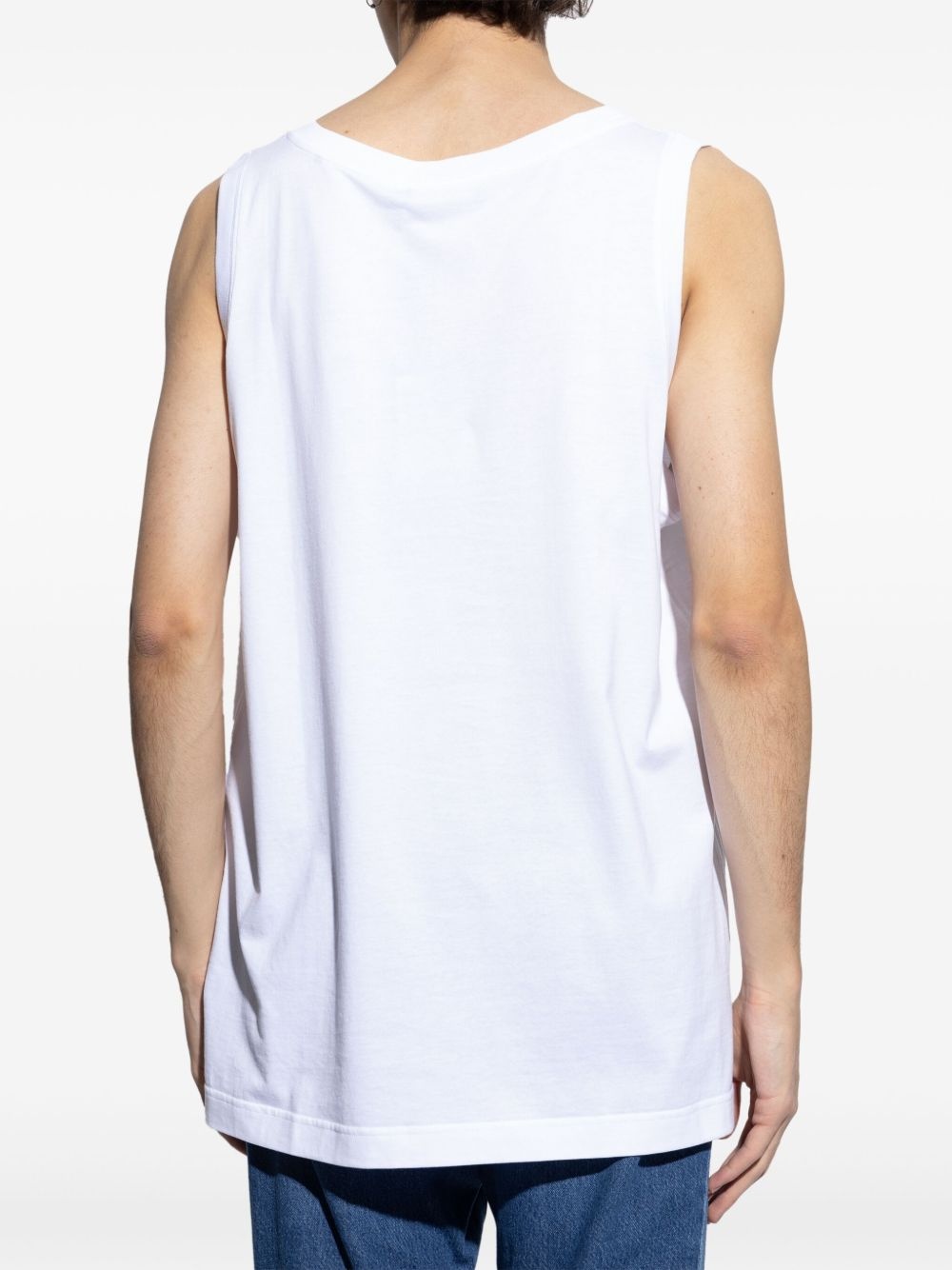 logo-patch tank top - 4