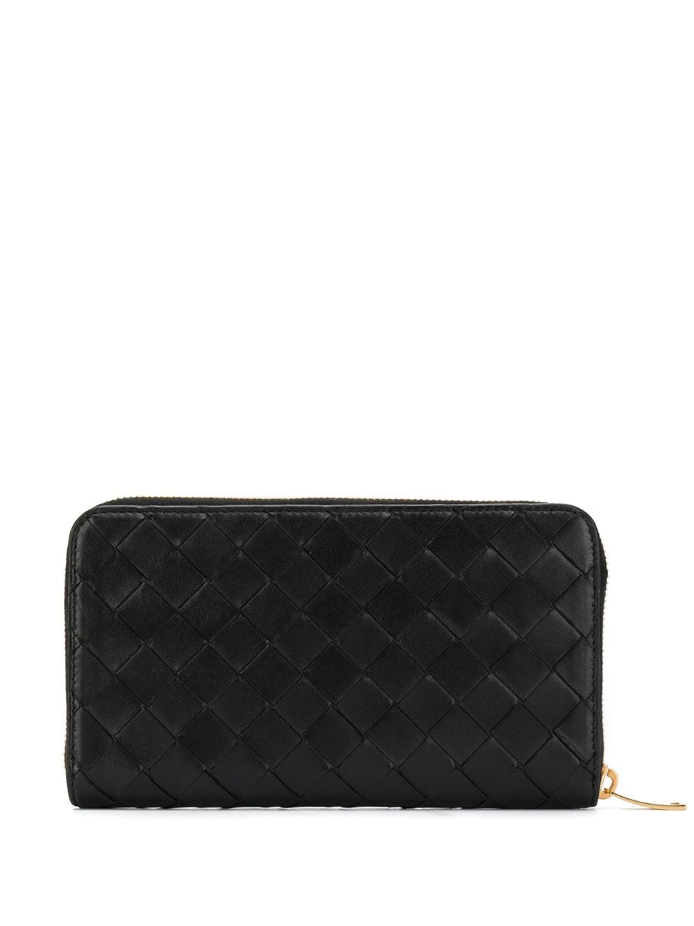 intrecciato weave continental wallet - 2