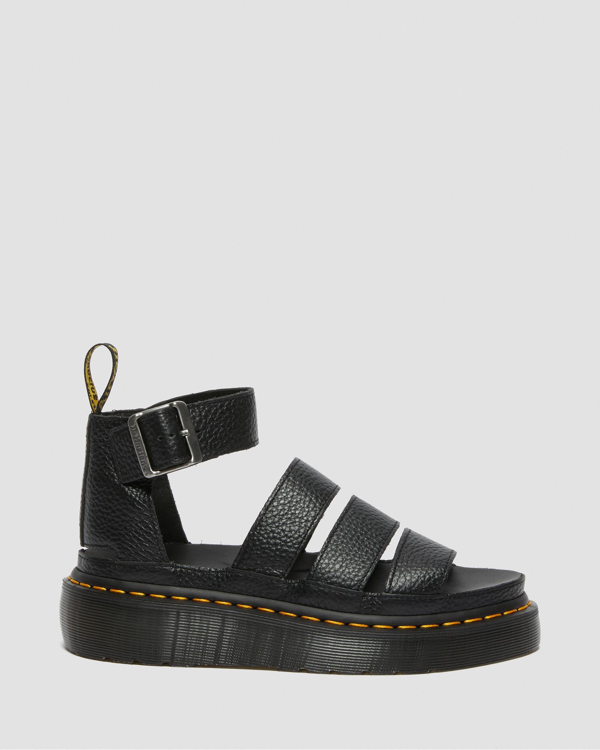 Clarissa II Women's Leather Platform Sandals - 7