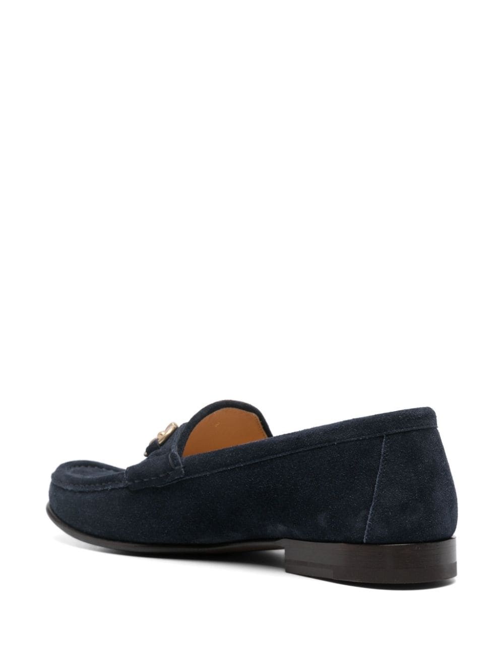 horsebit-detail suede loafers - 3
