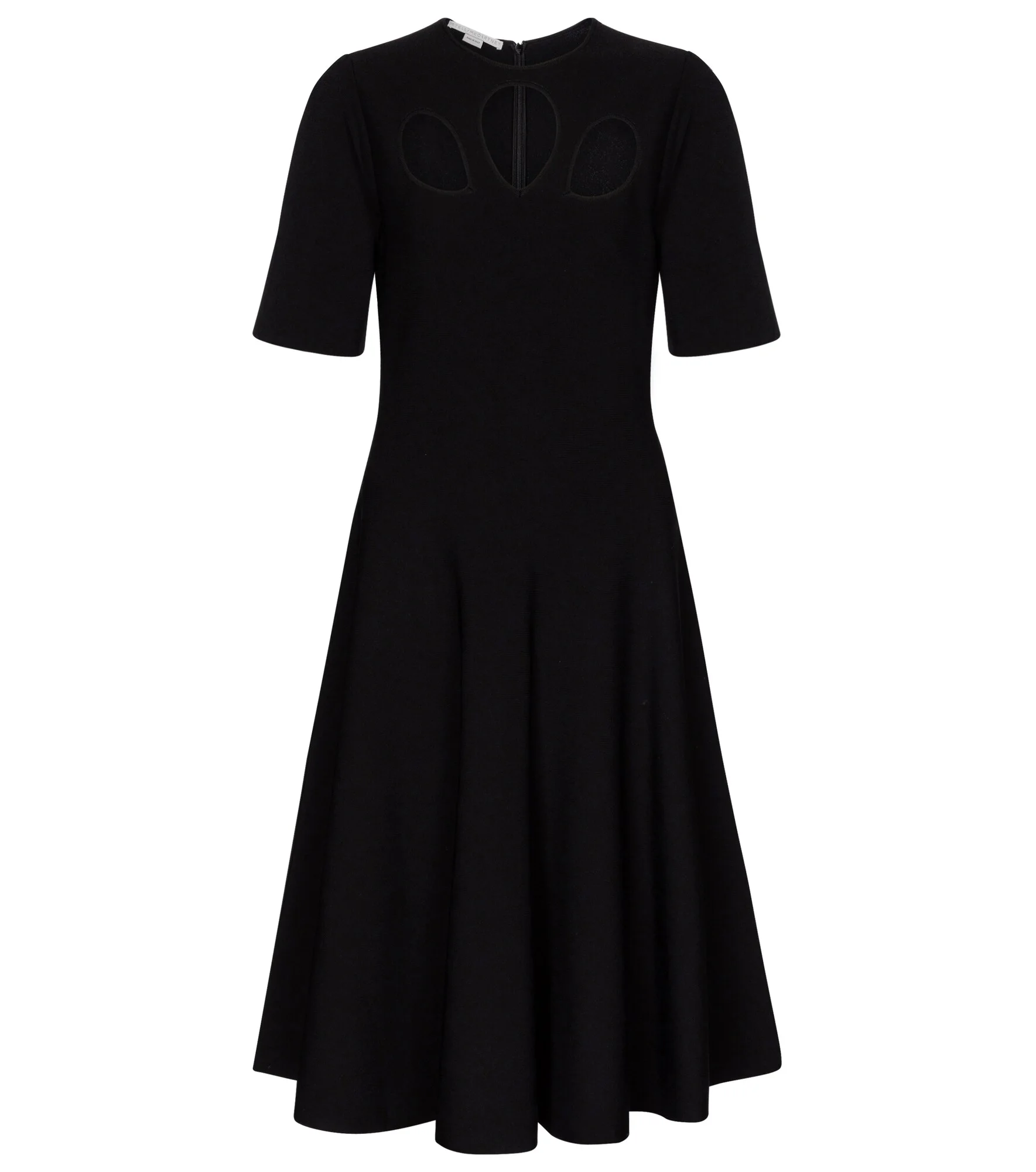 Cutout knit midi dress - 1