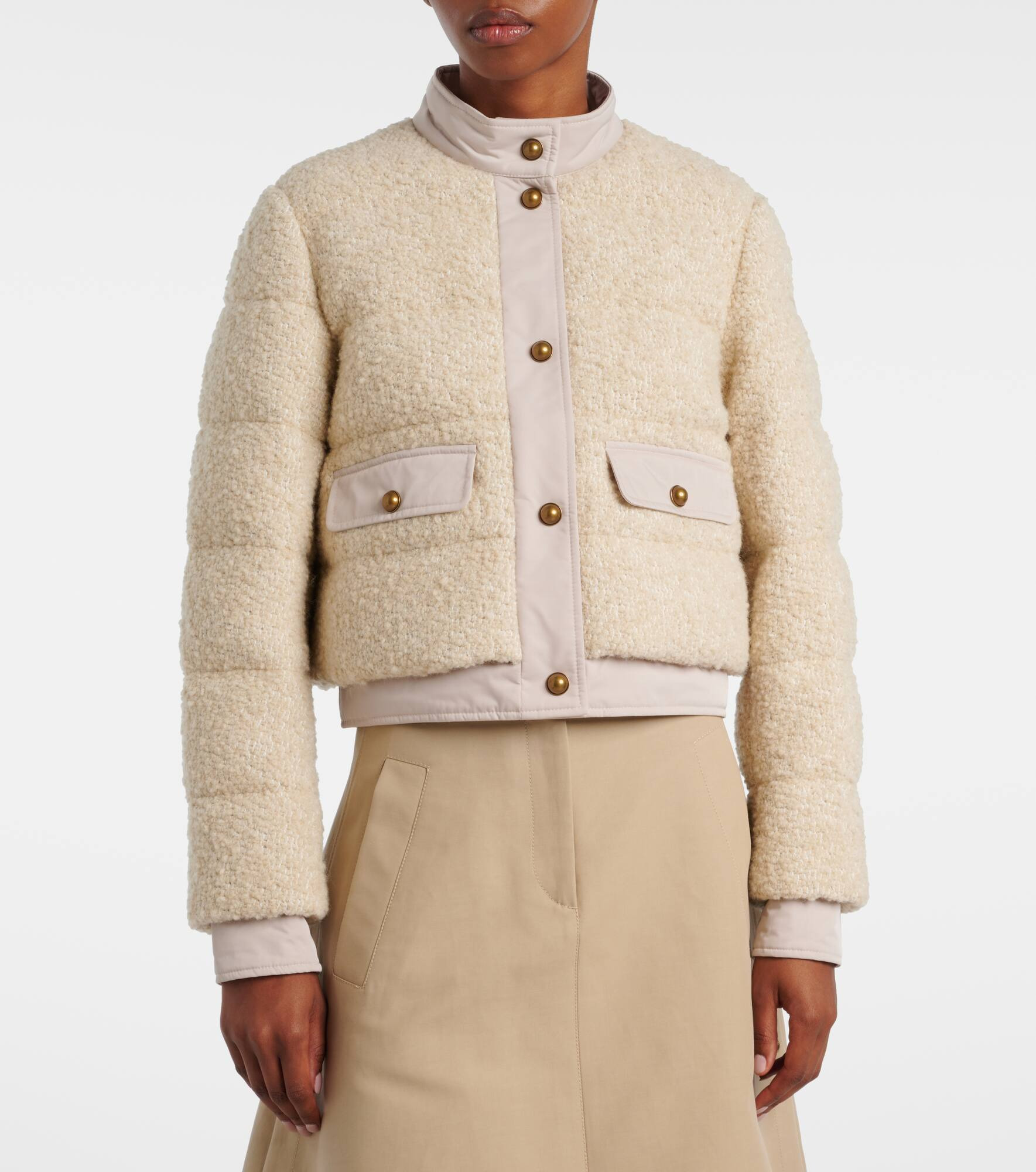 Blandy tweed down jacket - 6