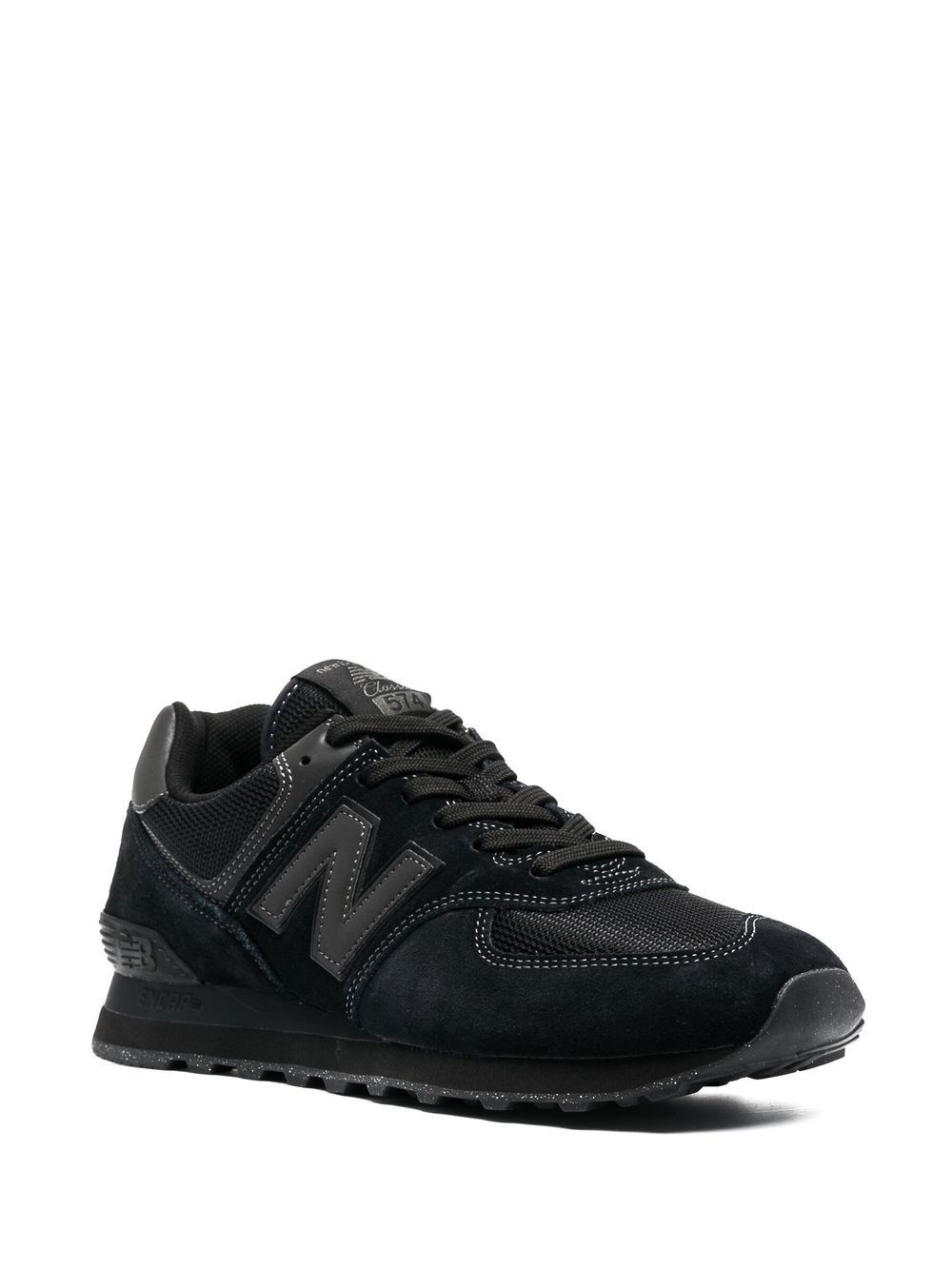 574 logo-patch lace-up sneakers - 2