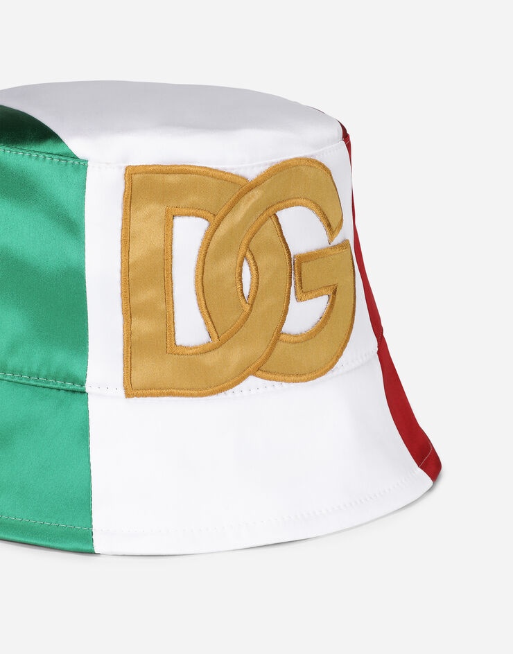 Satin bucket hat with DG logo - 3