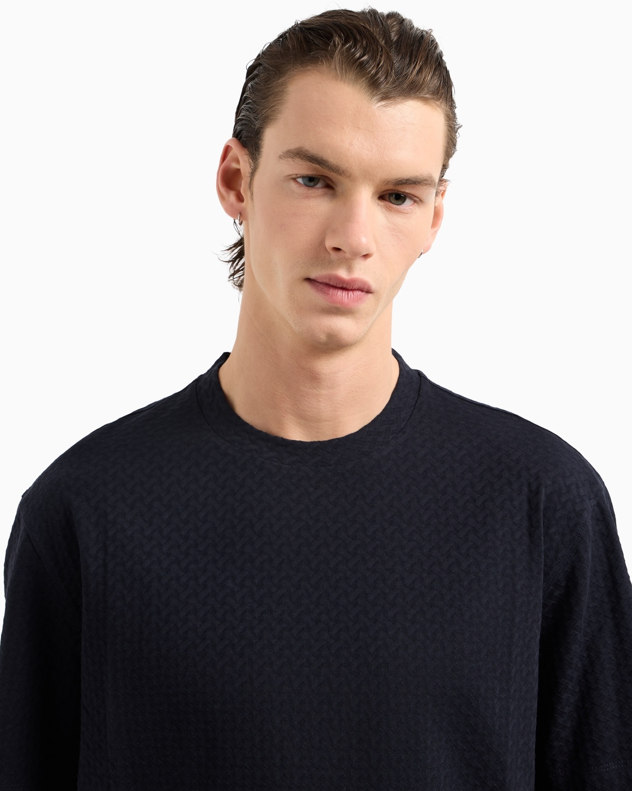 JACQUARD JERSEY T-SHIRT - 5