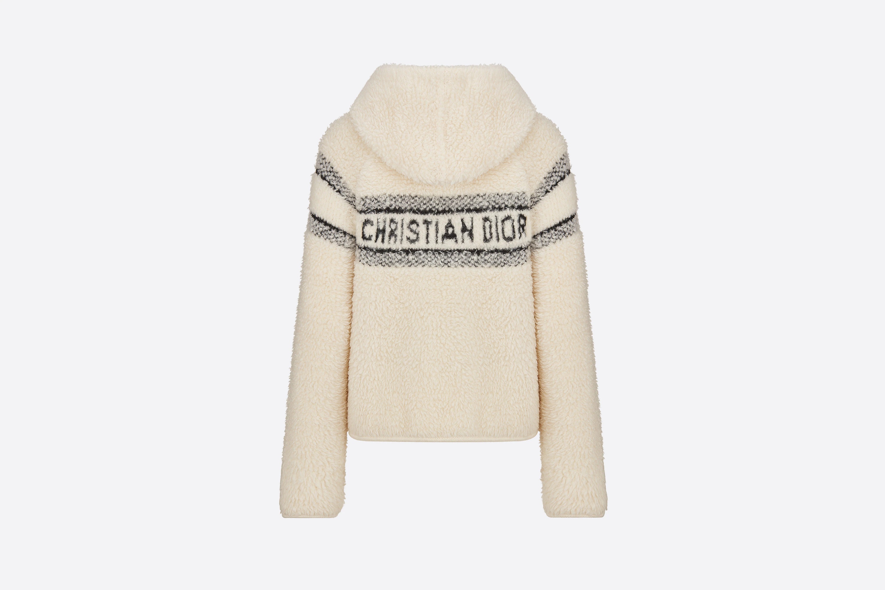 Fleece Hooded Cardigan - 2