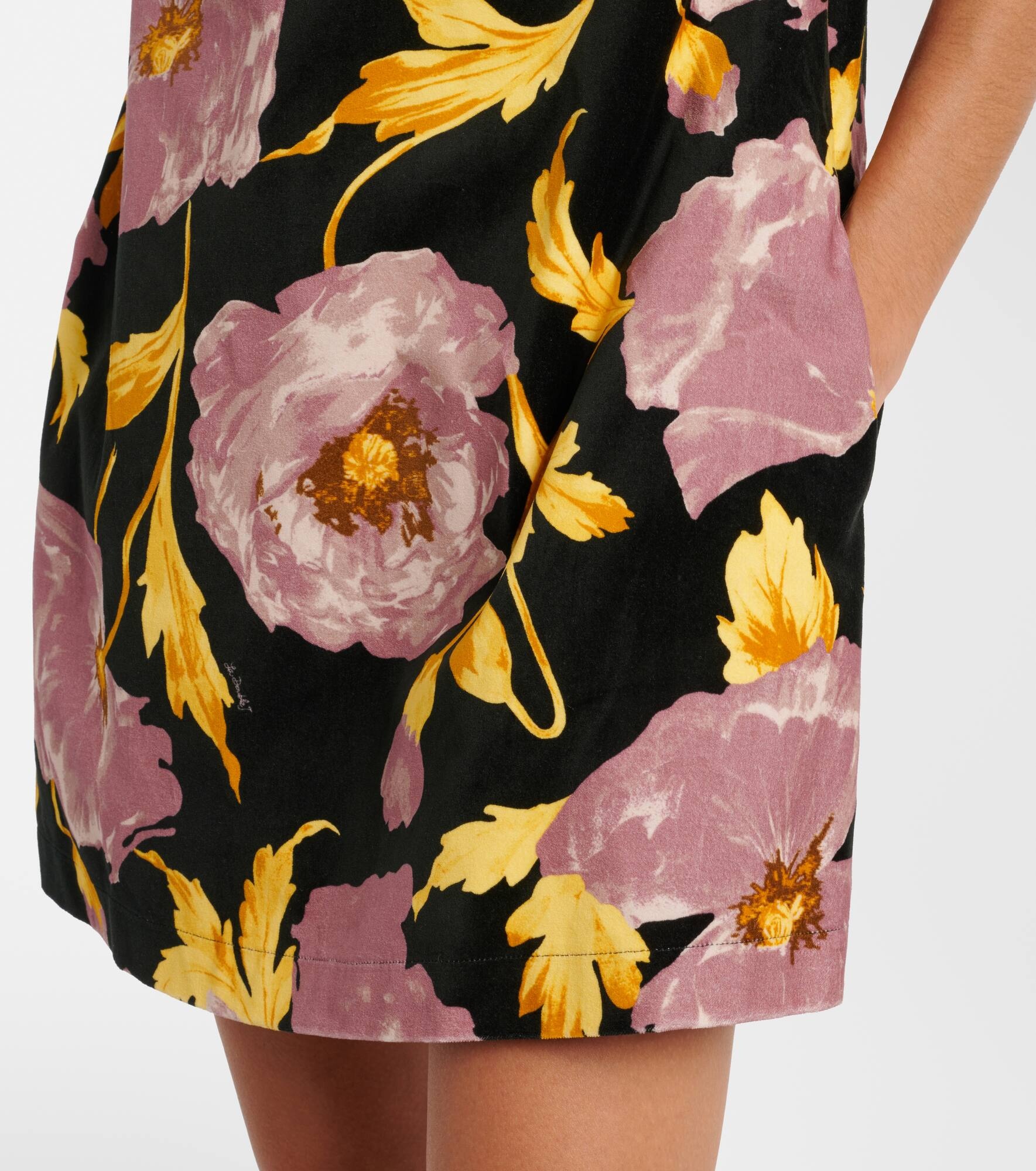 Floral cotton minidress - 5