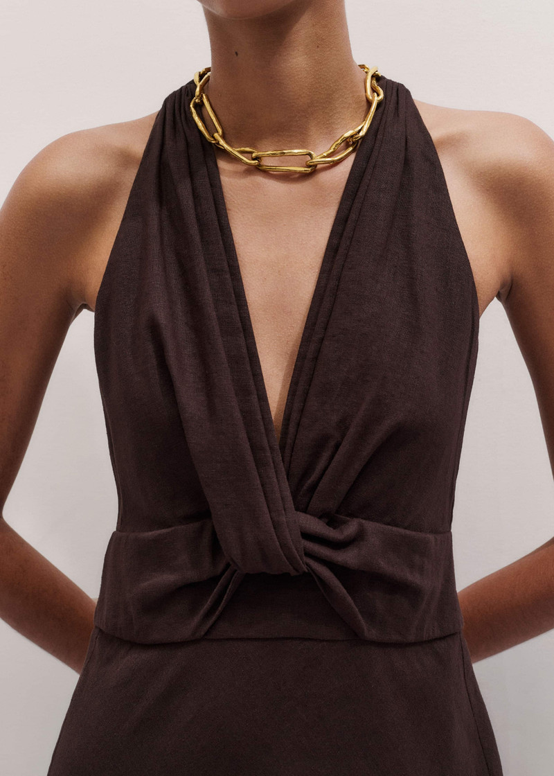 ME+EM Twist Front Maxi Dress outlook