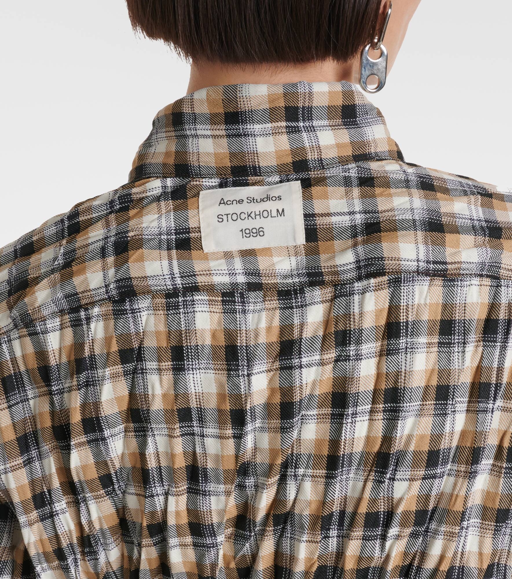 Logo check shirt - 6