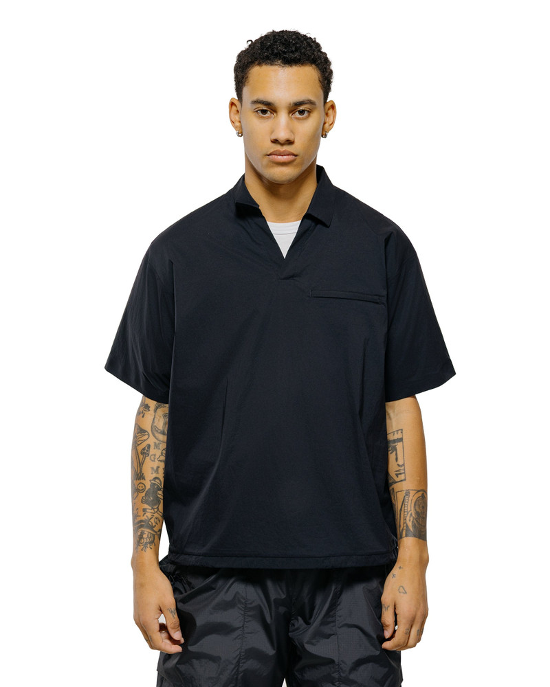 Goldwin Stretch Bilo S/S Pullover Black outlook