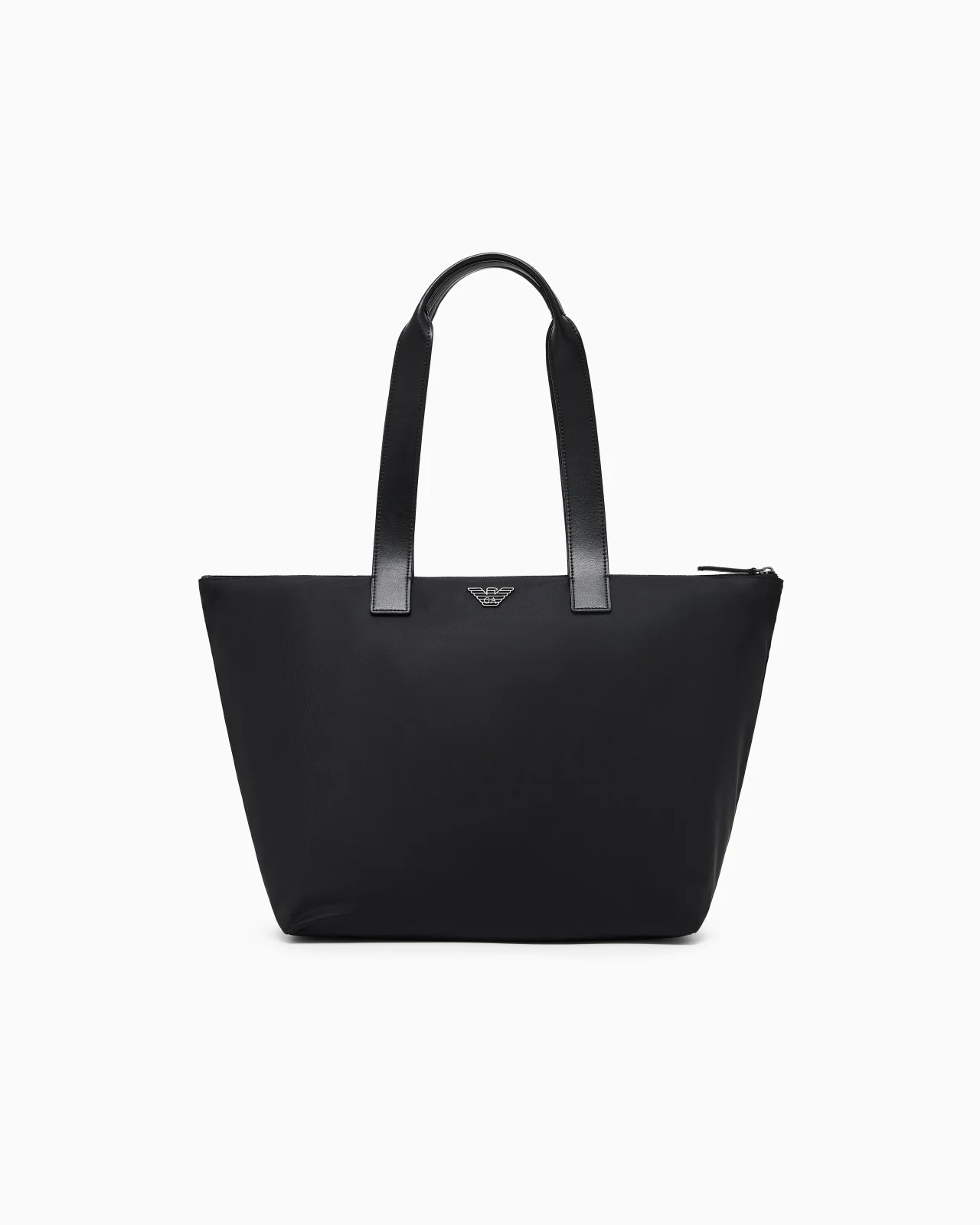 FOLDABLE TOTE BAG WITH MATCHING POUCH AND ZIP CLOSURE - 1