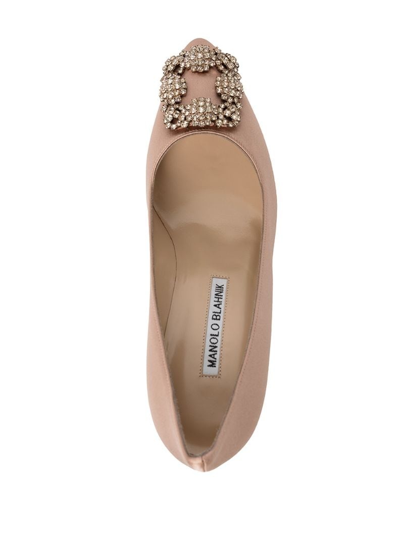 Hangisi crystal-embellished 70mm pumps - 4